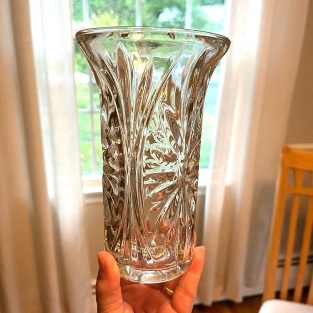 Vintage 1991 FTD Glass Vase Starburst Pattern - Picture 14 of 14